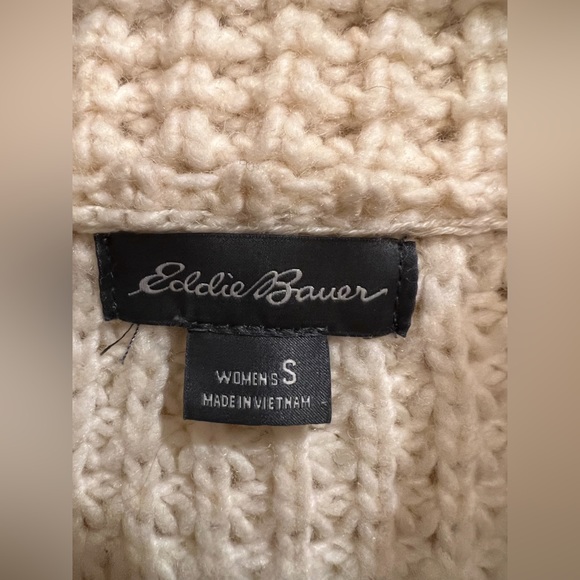 Eddie Bauer 3/4 zip front sweater S - Picture 5 of 9